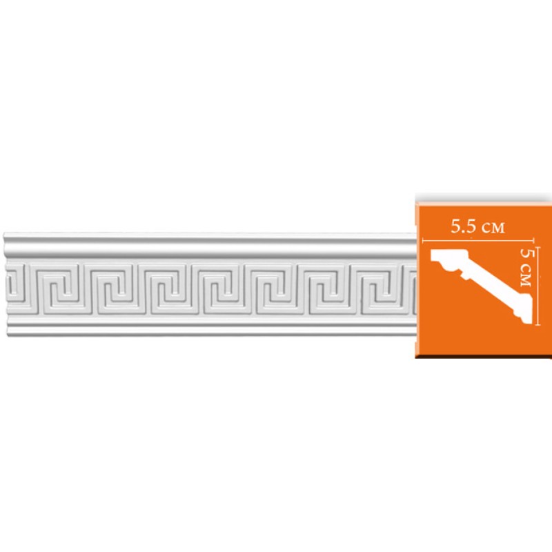 95655/34 FLEXIBLE плинтус DECOMASTER-2 (53x53x2400мм) в Казани