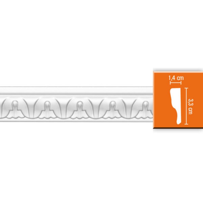 98027/43 FLEXIBLE молдинг DECOMASTER-2 (33х14х2400мм) в Казани