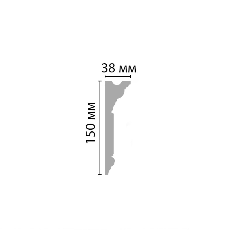 D214/6 Плинтус ДМ(150*38*2000 мм) в Казани