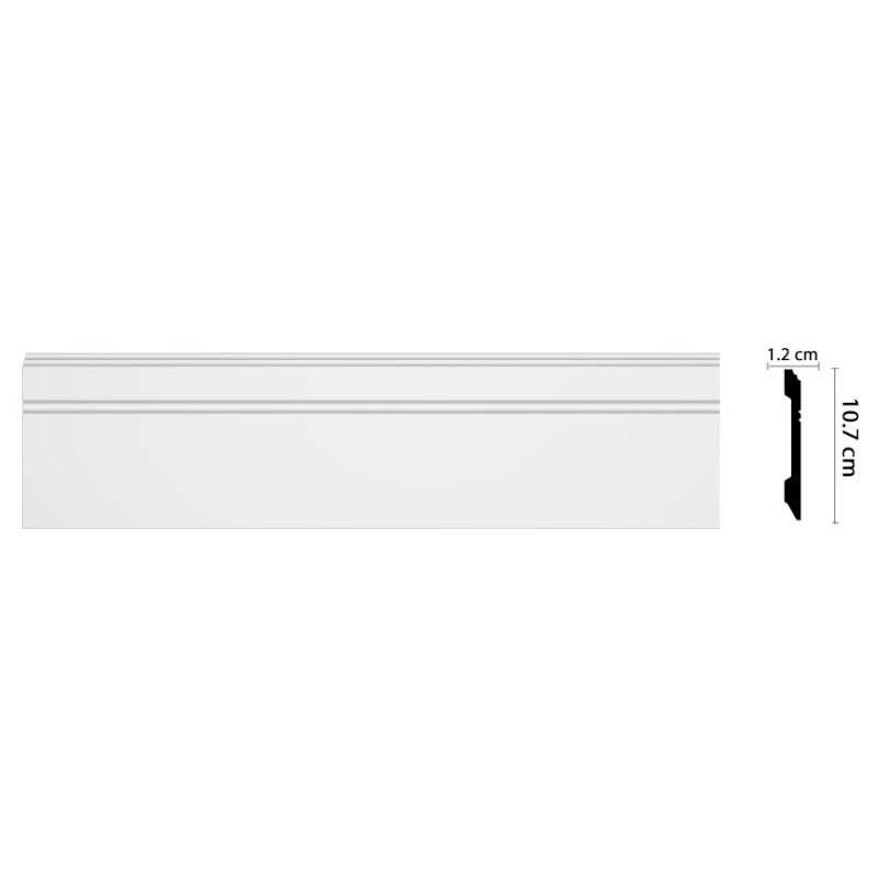 D105/18 плинтус ДМ(107*12*2000 мм) в Казани