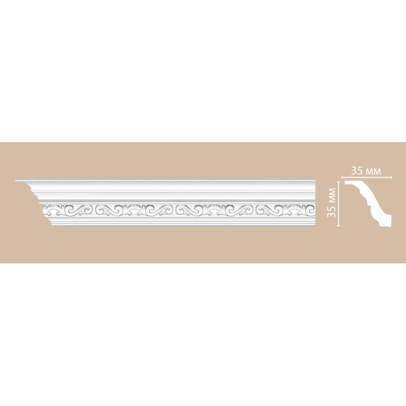 95842/30 FLEXIBLE плинтус DECOMASTER-2 (35х35х2400мм) в Казани