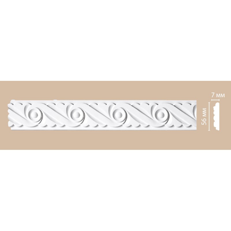 98657/95 молдинг DECOMASTER-2 (56х7х2400мм) [DI-08] в Казани