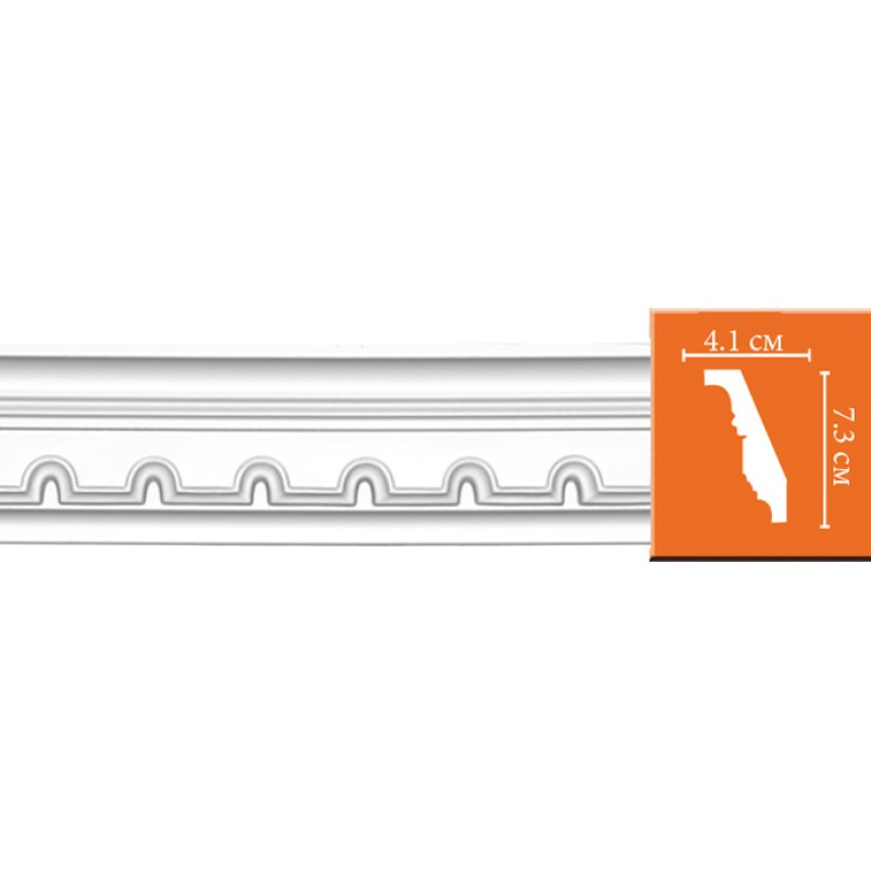 95112/39 плинтус DECOMASTER-2 (73х41х2400мм) в Казани