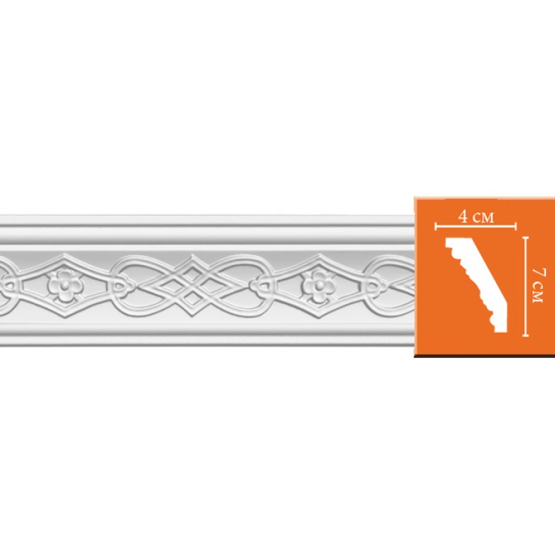 95619/54 плинтус DECOMASTER-2 (70х40х2400мм) в Казани