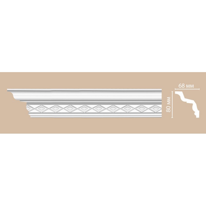 95825/38 плинтус DECOMASTER-2 (80х68х2400мм) в Казани