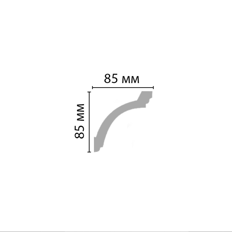 96020/28 плинтус DECOMASTER-2 (85х85х2400мм) в Казани