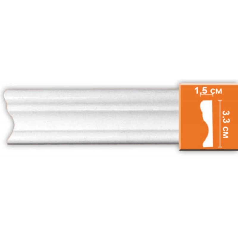 97124/100 молдинг DECOMASTER-2 (33х15х2400мм) в Казани