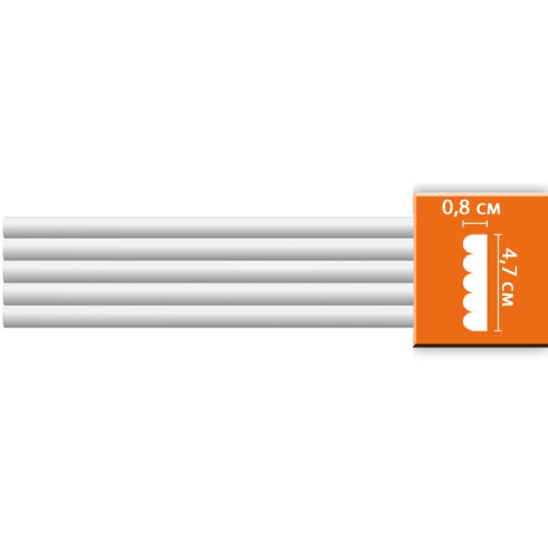97607/80 молдинг DECOMASTER-2 (47х9х2400мм) [DI-112] в Казани