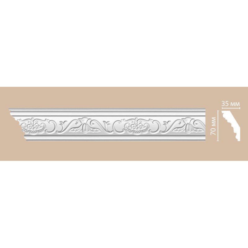 DT 9/52 плинтус DECOMASTER-1 (70х35x2400мм) (DT-5009) в Казани