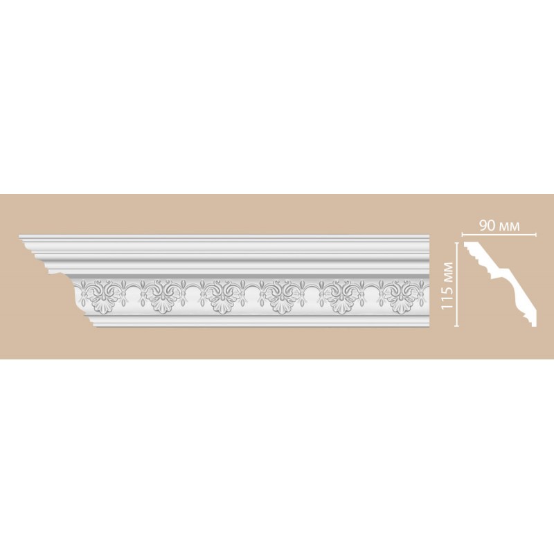 DT 9851/22 плинтус DECOMASTER-1 (115х90х2400мм) в Казани
