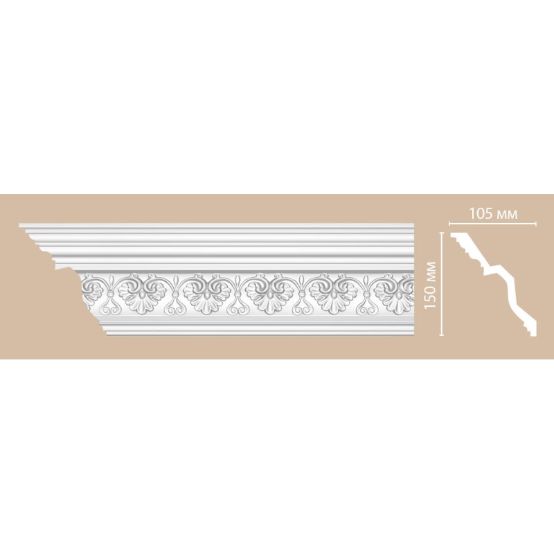 DT 9852/16 плинтус DECOMASTER-1 (150х105х2400мм) в Казани