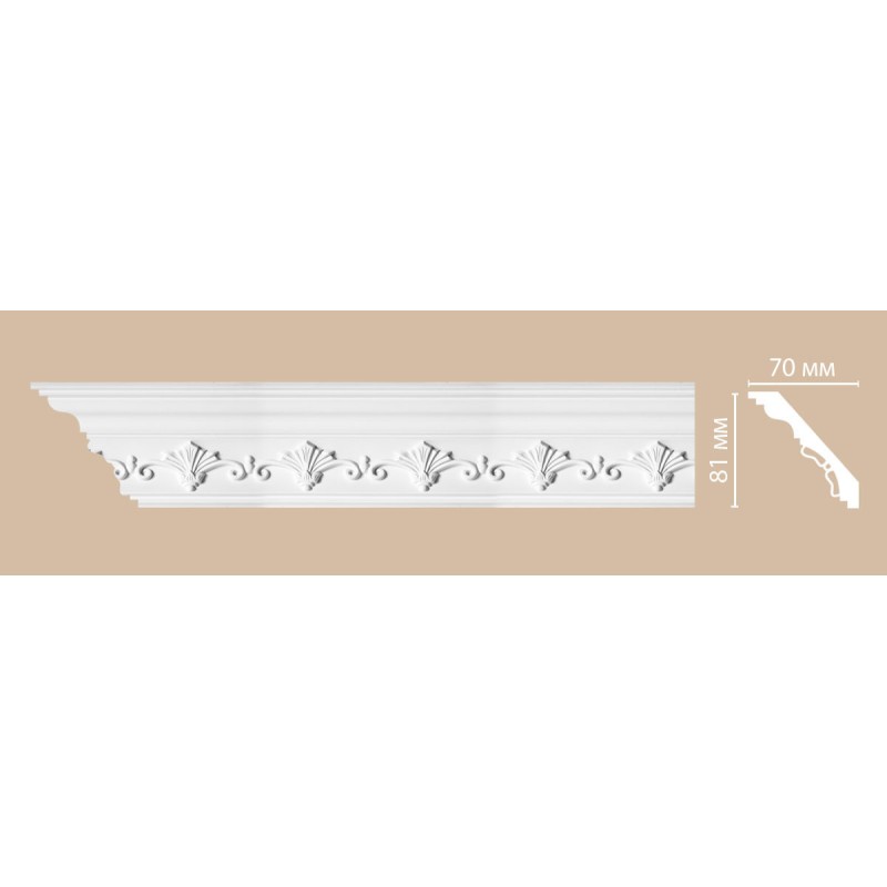 DT 9854/40 плинтус DECOMASTER-1 (81х73х2400мм) в Казани