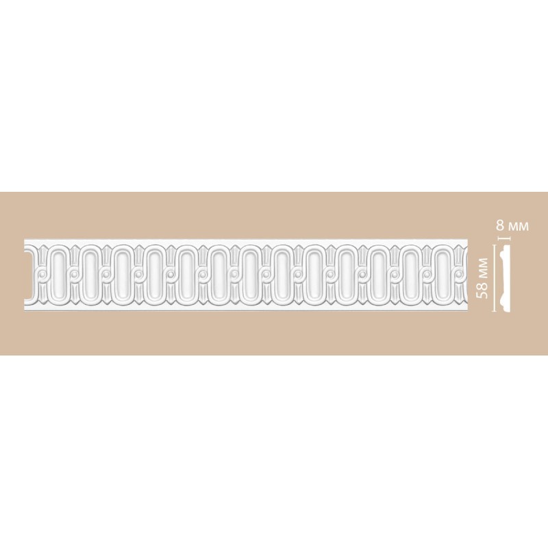 DT-8628/84 молдинг DECOMASTER-2 (60х8х2400мм) в Казани