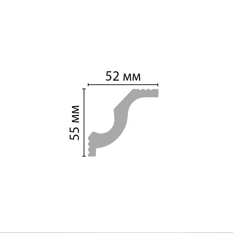 D108/24 Плинтус ДМ(55*52*2000 мм) в Казани