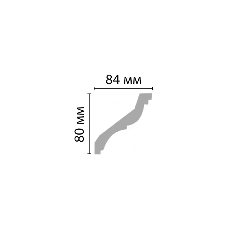 96120/12 FLEXIBLE плинтус DECOMASTER-2 (80х85х2400мм) в Казани