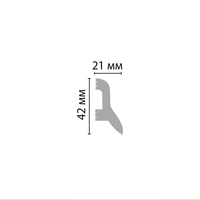 D230/48 Плинтус ДМ(42*21*2000 мм) в Казани