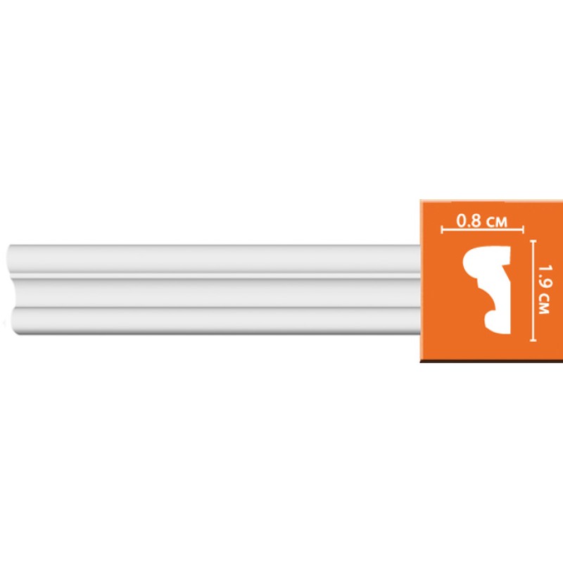 97100/200 молдинг DECOMASTER-2 (19х8х2400мм) в Казани