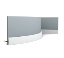 Гибкий напольный напольный плинтус SX162F SQUARE в Казани