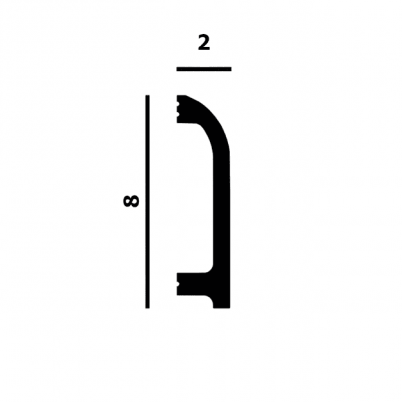 
				Плинтус напольный P151