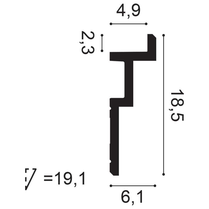 C396 Карниз Steps Orac Decor в Казани