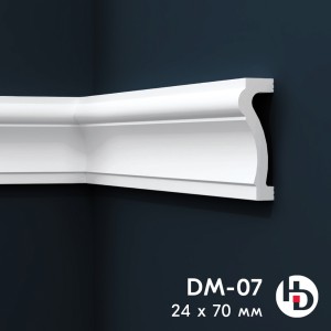 Молдинг из жесткого XPS ПраймДекор HD DM07 в Казани