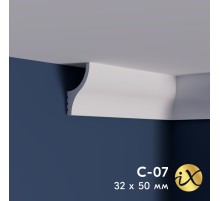 Карниз ударопрочный ПраймДекор iX C07 50/32 в Казани