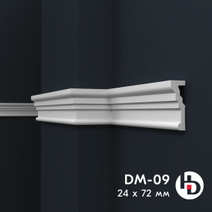Молдинг из жесткого XPS ПраймДекор HD DM09 в Казани
