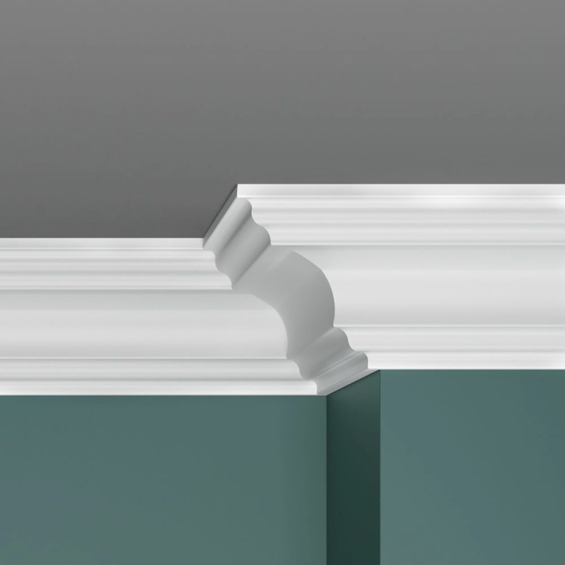 Плинтус потолочный ПраймДекор K-150 105/105 в Казани