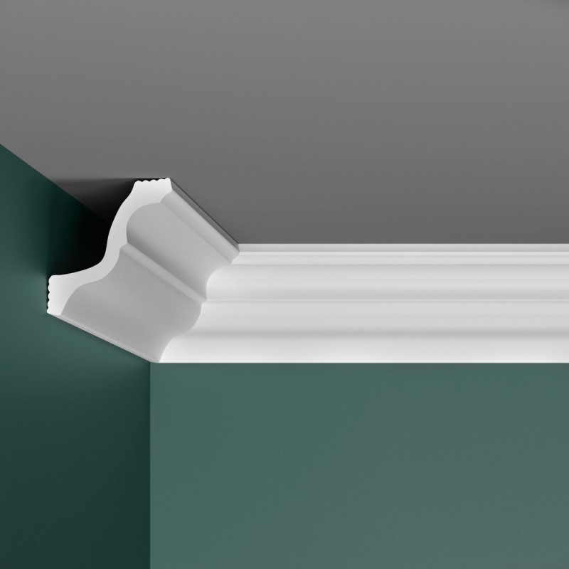 Плинтус потолочный ПраймДекор S-110 85/80 в Казани