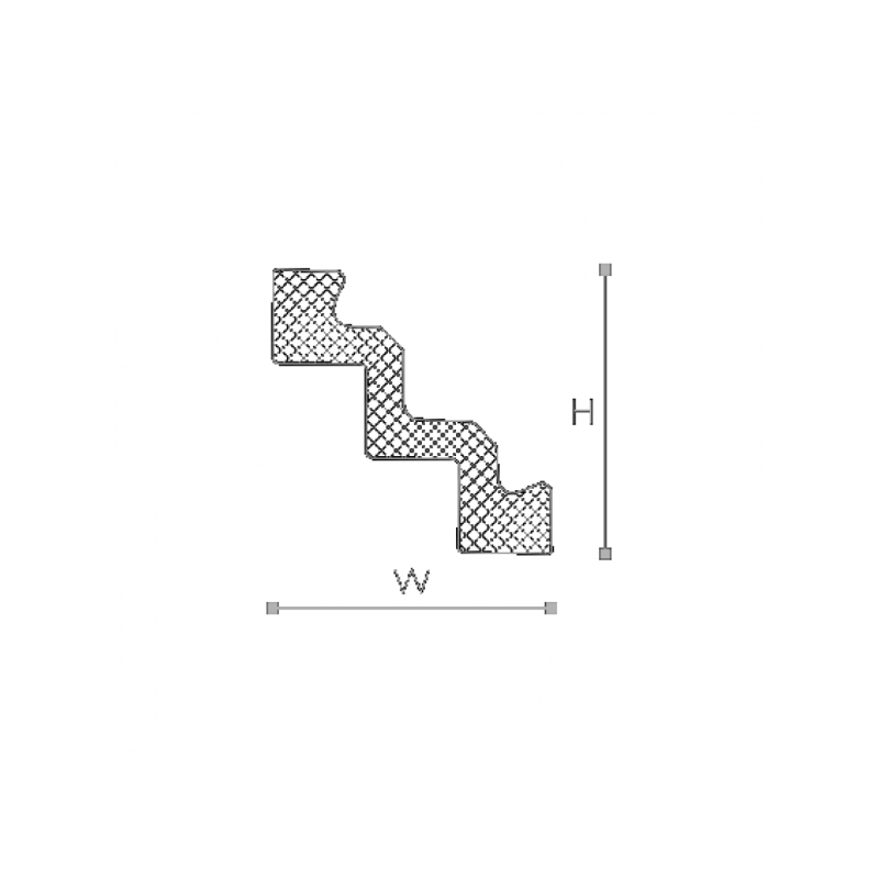 Потолочный плинтус из пенопласта NMC Nomastyl ST3 в Казани