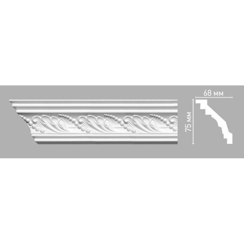 95021 ШК/45 плинтус DECOMASTER-3 (75х68х2400мм) в Казани