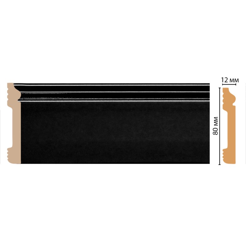 D005-195 ШК/26 плинтус напольн. DECOMASTER(79*13*2400 мм) в Казани