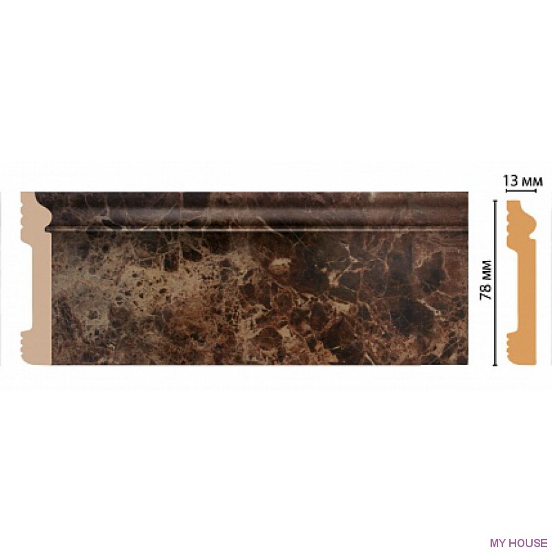 D005-713 ШК/26 Плинтус напольн.DECOMASTER(79*13*2400 мм) в Казани