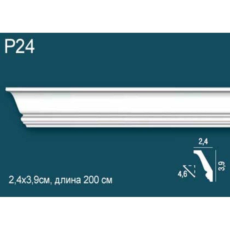 Карниз потолочный дюрополимер P24 в Казани
