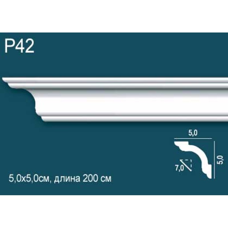 Карниз потолочный дюрополимер P42 в Казани