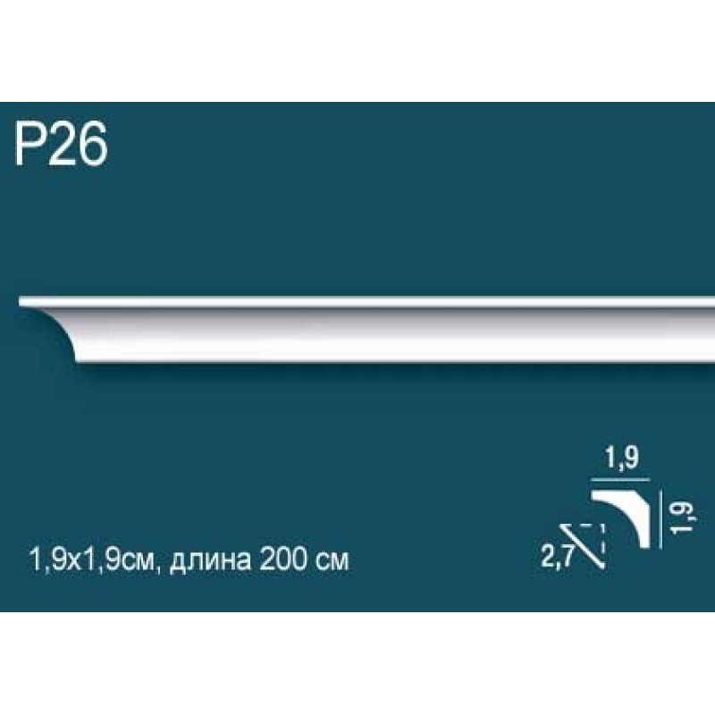 Карниз потолочный дюрополимер P26 в Казани