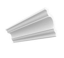 Плинтус потолочный П 01 80/80