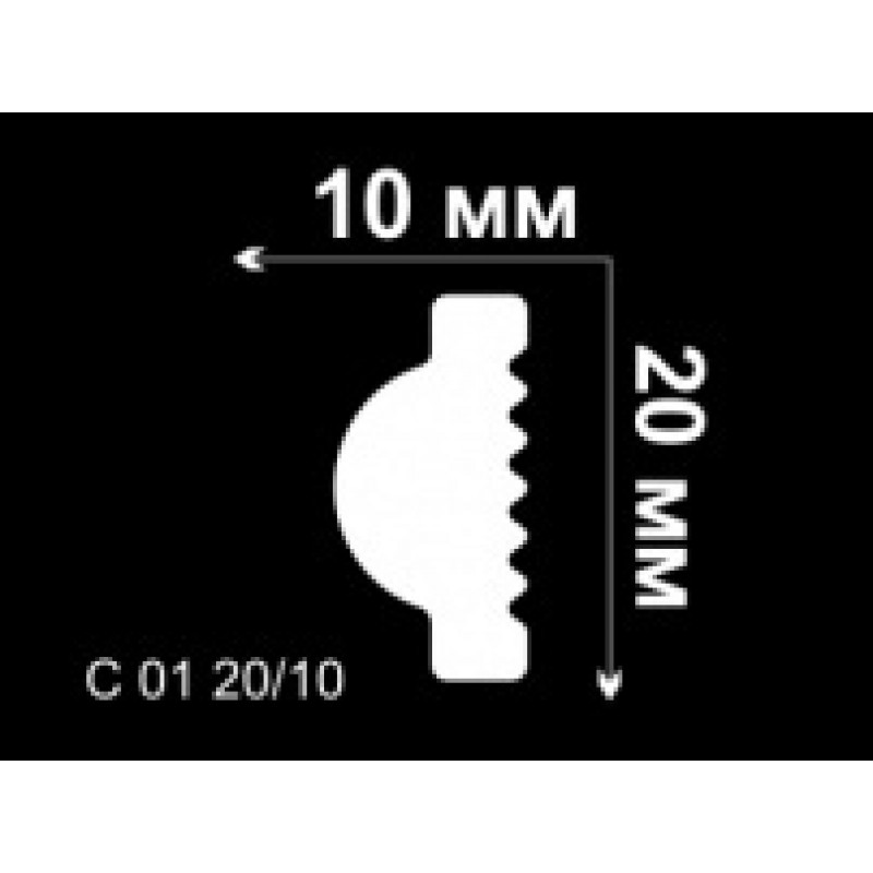 Молдинг C 01 20/10 в Казани