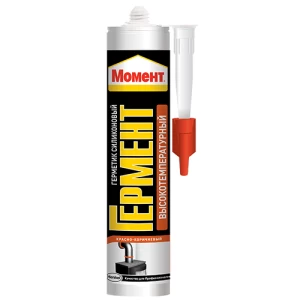 Герметик Силикон. Момент ГЕРМЕНТ красно-коричневый, 300мл