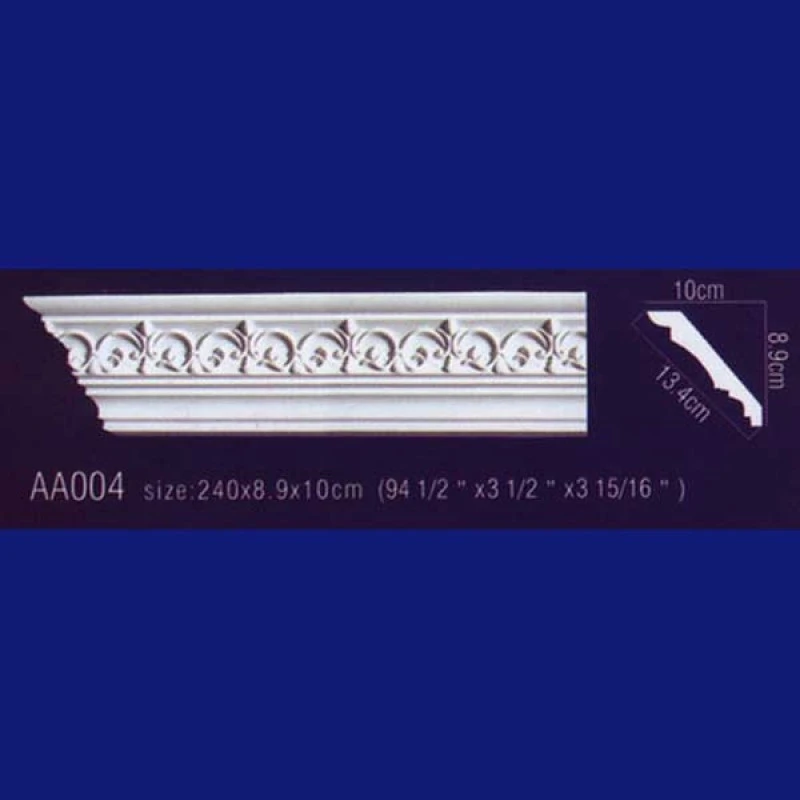 потолочный плинтус с орнаментом AA004 в Казани
