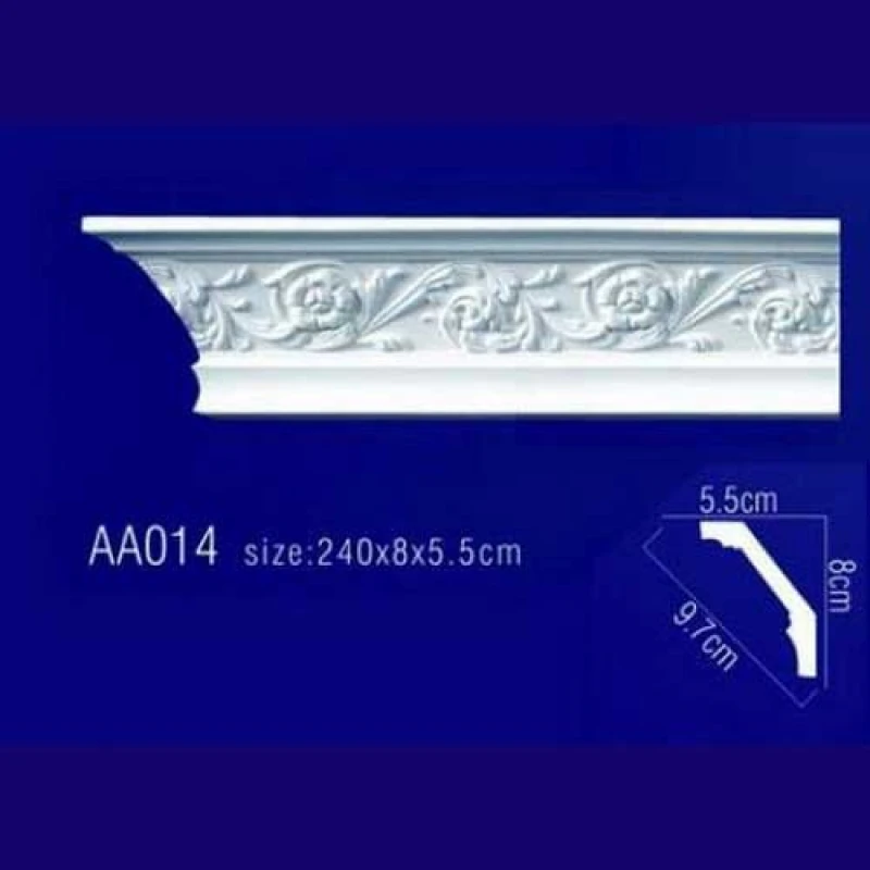потолочный плинтус с орнаментом AA014 в Казани
