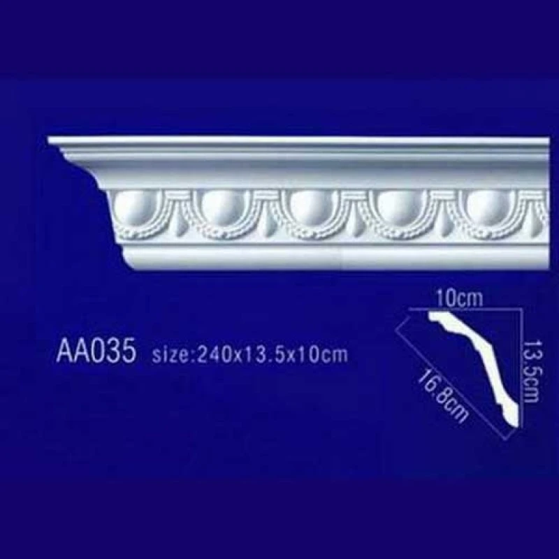 потолочный плинтус с орнаментом AA035 в Казани
