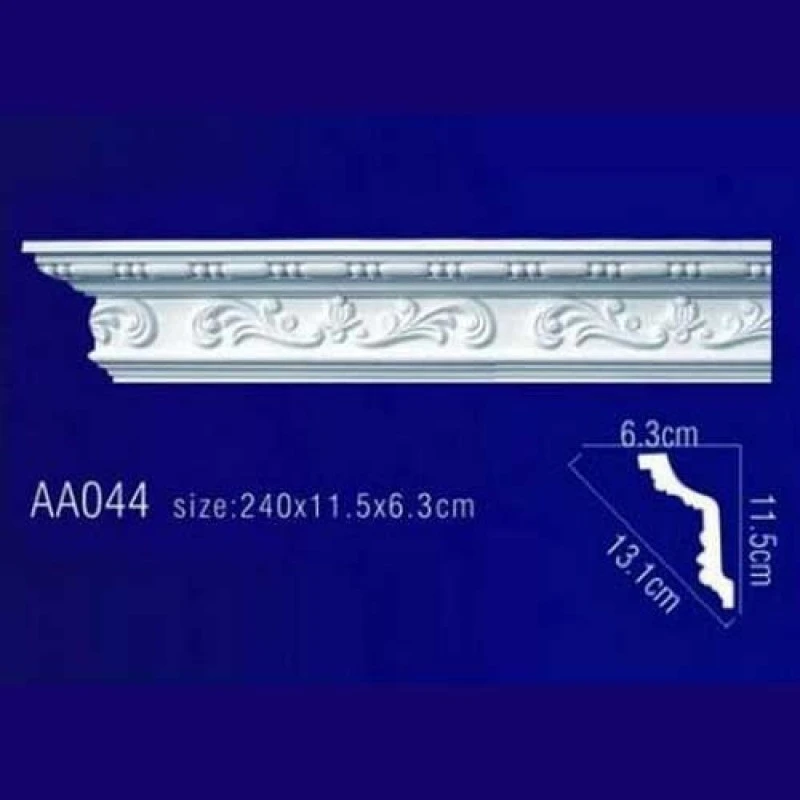 потолочный плинтус с орнаментом AA044 в Казани