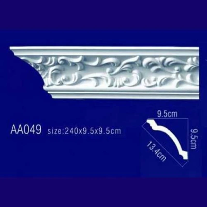 потолочный плинтус с орнаментом AA049 в Казани