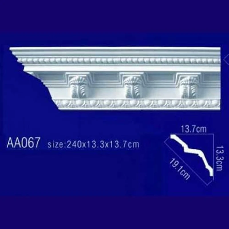 потолочный плинтус с орнаментом AA067 в Казани