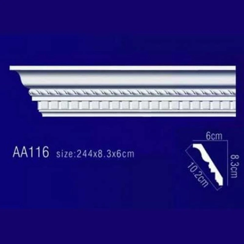 потолочный плинтус с орнаментом AA116 в Казани