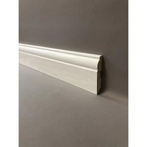 Плинтус напольный МДФ SM 04-80 Аивори молочный