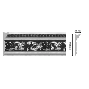 D214-63 ШК/6 плинтус DECOMASTER(150*38*2400 мм)