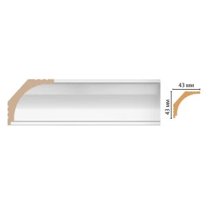 D109-114 ШК/36 плинтус DECOMASTER(43*43*2400 мм)