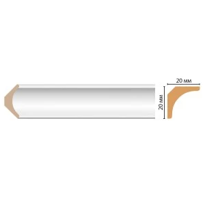 D133-114 ШК/110 плинтус DECOMASTER(20*20*2400 мм)